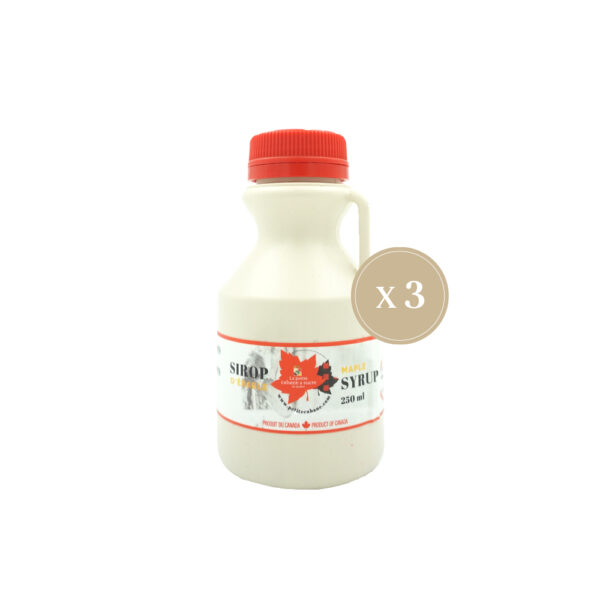 Sirop d'érable cruchon 250 ml - 3 unités