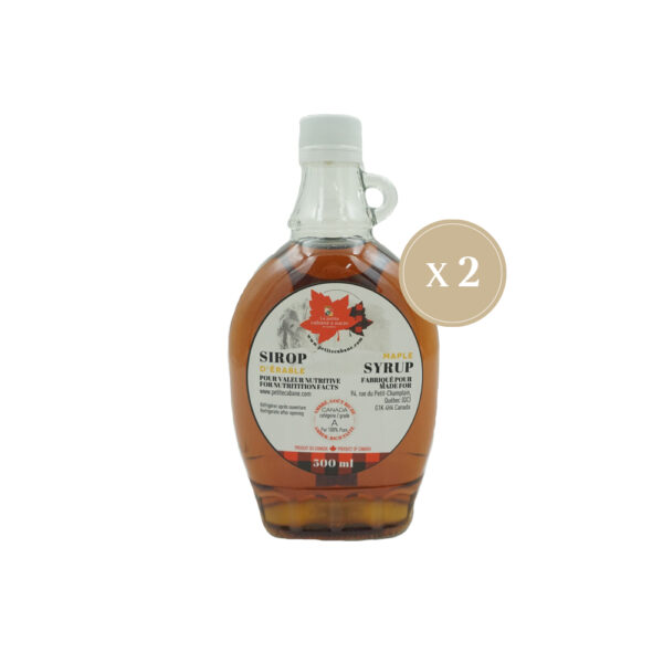 Sirop d'érable cruchon 500 ml - 2 unités